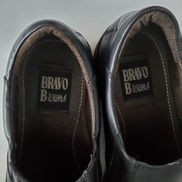 Bravo Browns Men's Slip on, Black, 10 US - Picture 2 of 8